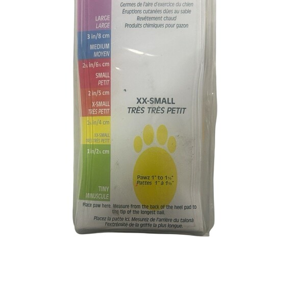 PROTEX Pawz Dog Boots Water-Proof Paws Disposable Reusable XX-Small Yellow - Picture 7 of 7